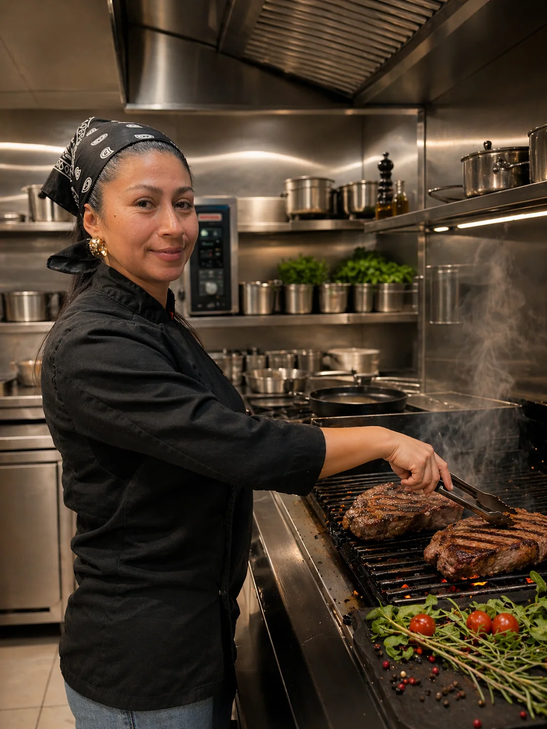 Préparation en cuisine chez Huguito
